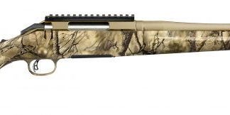 RUGER AMERICAN 243 WIN 16.10" 4 ROUNDS GOWILD CAMO I-M BRUSH BRONZE CERAKOTE