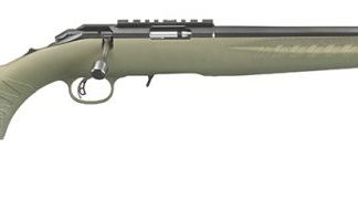 RUGER AMERICAN RIMFIRE OD GREEN / BLUED 17HMR 18-INCH 9RND THREADED