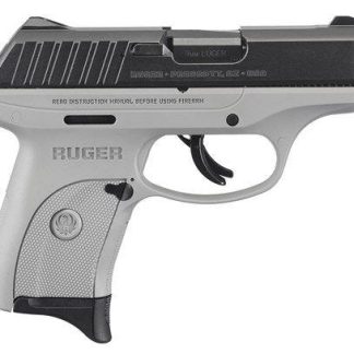 RUGER EC9S SEMI-AUTO PISTOL 9MM BLK/GRY 7RDS 3.12-INCH