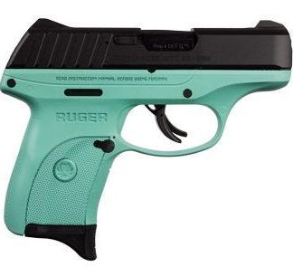 RUGER EC9S TURQUOISE BLUE / BLACK 9MM 3.12-INCH 7RDS