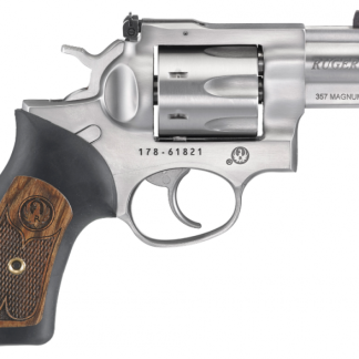 Ruger GP100 .357Mag 2.5-inch Stainless 7rd Adjustable Sights Satin