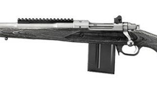 RUGER GUNSITE SCOUT STAINLESS STEEL / LAMINATE BLACK 308 WIN 18-INCH 10RD - LEFT HAND