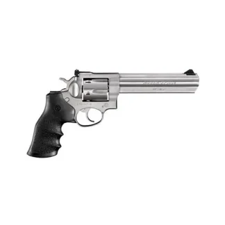 Ruger GP100 Stainless .357 Mag 6-inch 6Rd DA Hogue Monogrip
