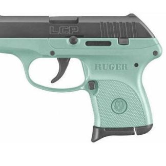 RUGER LCP BLACK / TURQUOISE CERAKOTE .380 ACP 2.75-INCH 6RD TALO EXCLUSIVE