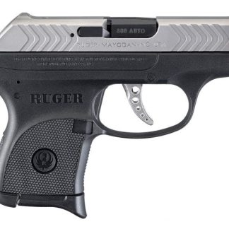 RUGER LCP STAINLESS WITH STAINLESS STEEL SLIDE .380 ACP 2.75" BARREL 6-ROUNDS WITH SLIDE SERRATIONS AND FIXED SIGHTS