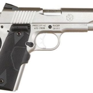 RUGER SR1911 COMMANDER SEMI AUTO PISTOL STAINLESS 45 ACP 4.2 INCH 7 RD 6725