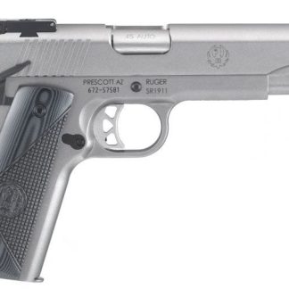 RUGER SR1911 TARGET STAINLESS .45 ACP 5-IN 9 ROUNDS