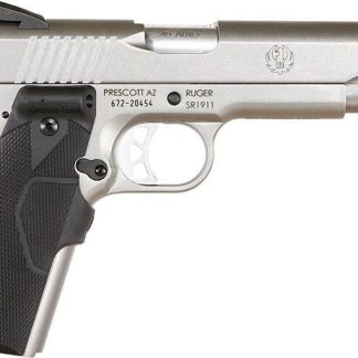 RUGER SR1911 STAINLESS STEEL .45ACP 5-INCH 8RD CRIMSON TRACE LASER GRIPS