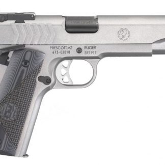 RUGER SR1911 TARGET STAINLESS 9MM 5-INCH 9RD EXTENDED MAGAZINE RELEASE
