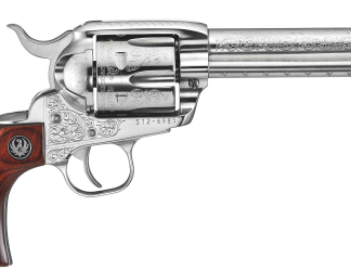 Ruger VAQUERO 45LC SS 5.5-inch ENGRAVED