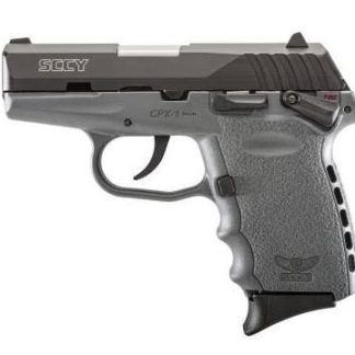 SCCY CPX-1 BLACK/SNIPER GRAY 9MM 3.1-INCH 10RD AMBIDEXTROUS SAFETY