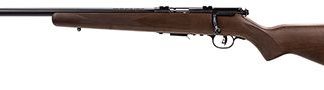 SAVAGE 93R17 GLV WOOD/BLACK .17 HMR 21-INCH 5RD LEFT HANDED