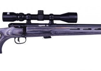 SAVAGE MARK II BLUED 22LR HEAVY BARREL THUMB HOLE STOCK.