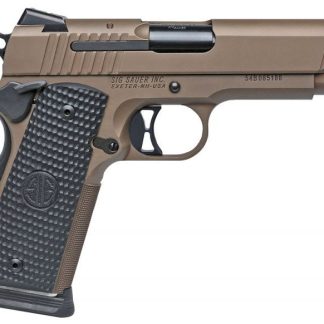 SIG SAUER 1911 FASTBACK EMPEROR SCORPION CARRY FLAT DARK EARTH .45 ACP 4.2-INCH 8RDS SIGLITE NIGHT SIGHTS