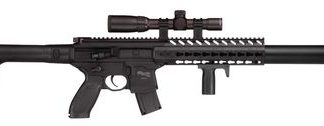 Sig Sauer MCX Air Rifle CO2 Powered .177 17.7 Inch 30Rd with 4x24 SIG Scope