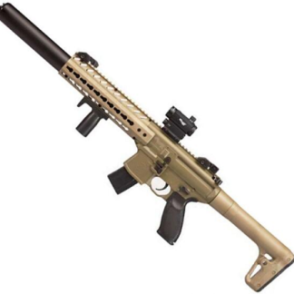 Sig Sauer MCX CO2 Powered Air Rifle .177 Caliber 17.7 Inch 30Rd with Red Dot Optic