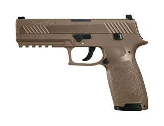 Sig Sauer P320 CO2 Air Pistol Coyote Tan .177 4.9-inch 30Rds