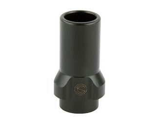 Silencerco 3-Lug Muzzle Device Adapter Matte Black 9mm 1 / 2"-36 tpi