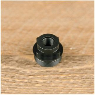 SilencerCo Octane Fixed Thread Mount Adapter Metric 13.5x1 Left Hand Stainless Steel Black Oxide Finish