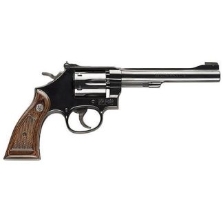 Smith and Wesson 17 Masterpiece .22LR 6-inch BL/WD