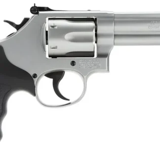 Smith and Wesson 66 Stainless .357 Mag 4.25-inch 6rd Red Ramp Sight