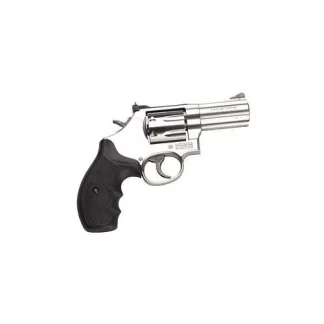Smith and Wesson 686-6 Plus Stainless .357 Mag 3-inch 7Rd Red Ramp Sight