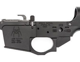 Spike's Tactical 9mm Glock Style Lower Receiver w/ Spider Engraving Black 9mm