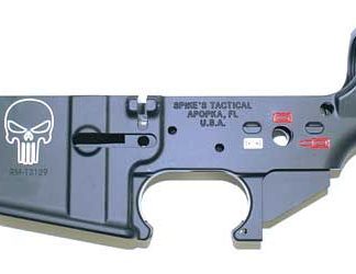 Spike's Tactical Punisher Semi-Automatic Lower Reciver 223/ 556 Black Color Filled