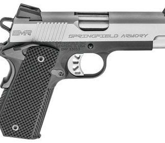 SPRINGFIELD 1911-A1 EMP CHAMP LIGHTWEIGHT CARRY CONTOUR STAINLESS / BLACK 9MM 4-INCH 9RD