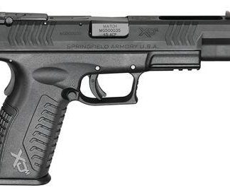SPRINGFIELD XD(M) COMPETITION BLACK .45 ACP 5.25-INCH 13RD FIBER FRONT SIGHT ADJUSTABLE REAR SIGHT