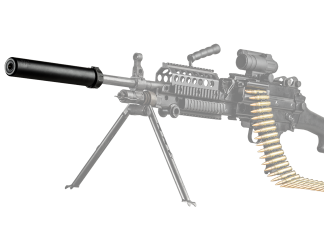 SureFire SOCOM762-MG Suppressor Black 7.62mm 9.3-inch