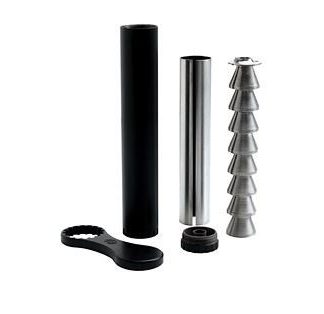 Tactical Solutions AXIOM Rimfire Suppressor Titanium 22LR 17HMR 22MAG 5.7 5.9 inch Titanium 1/2X28