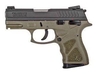 TAURUS TH9 COMPACT OD GREEN / BLACK 9MM 3.5" BARREL 17-ROUNDS NOVAK ADJUSTABLE SIGHTS