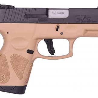 TAURUS G2S 9MM BLK/FDE 3.2-INCH 7RDS