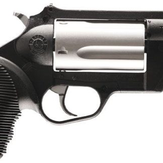 Taurus Judge Public Defender Black Polymer / Stainless .45 LC / . 410 GA 2.5-inch 5rd Fiber Front Sight