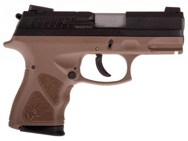 TAURUS TH40 COMPACT 40SW 15RDS 3.54-INCH NOVAK DRIFT ADJUSTABLE FRONT & REAR SIGHTS