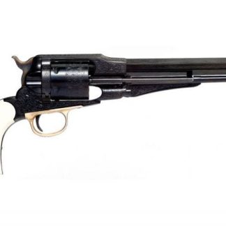 Taylors and Co 1858 Remington Conversion Ivory .45 Colt 8" Barrel 6-Rounds with Dovetail Blade Front and Notched Rear Sights