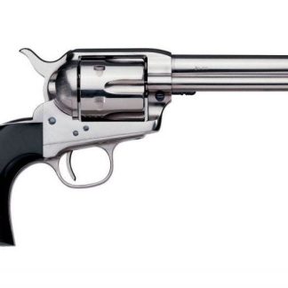 Taylors and Co 1873 Cattleman Nickel .44-40 4.75" Barrel 6-Rounds with Blade Front and Notched Rear Sights