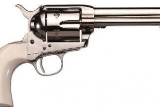 Taylors and Co 1873 Cattleman Nickel .45 LC 5.5-inch 6Rds