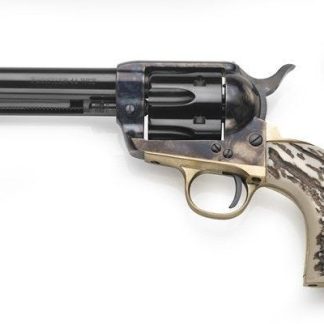 Taylors and Co 1873 Cattleman Single Action Case Hardened / Blued .45 Colt 4.75-inch 6Rds Imitation Stag Grips