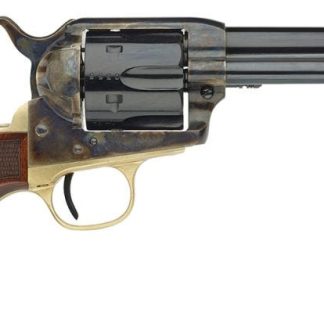 Taylor's & Company Taylors 1873 Ranch Hand 357 Magnum 4.75" 6 Rounds Checkered Walnut Blued