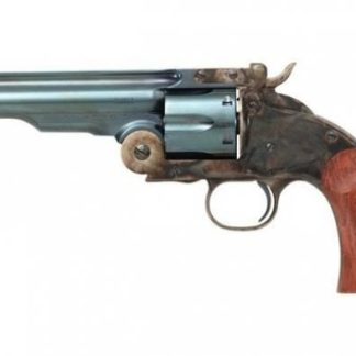 Taylors and Co Schofield Top Break Walnut .44-40 7" Barrel 6-Rounds with Color Case Hardened Steel