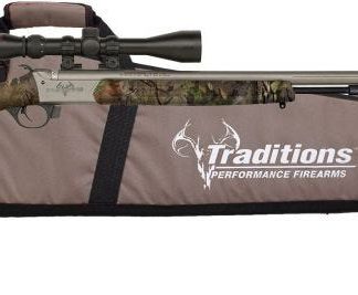 Traditions Pursuit XT Mossy Oak Break Up .50 Caliber 26" Barrel 1-Rounds 3-9x40mm Scope & Soft Rifle Case