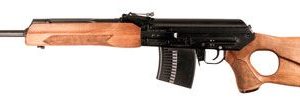 Molot VEPR Black / Walnut 7.62 X 54R 20.4-inch 5rd Thumbhole Stock