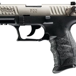WALTHER P22Q NICKEL .22 LR 3.42-INCH 10RDS