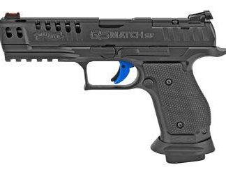 WALTHER PPQ Q5 MATCH PISTOL 9MM 5" 17-ROUND FIBER OPTIC FRONT / ADJUSTABLE REAR SIGHTS