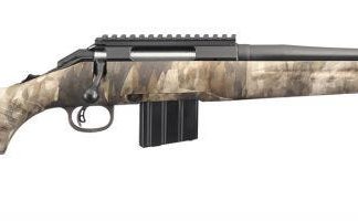 RUGER AMERICAN RANCH BOLT 350 LEGEND 16.38-INCH 5RDS BROADSWORD CAMO FIXED STK BLACK