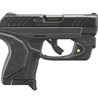 RUGER LCP II .380 ACP 2.75" BARREL 6-ROUNDS VIRIDIAN E-SERIES GREEN LASER