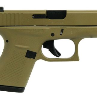 GLOCK 42 FLAT DARK EARTH .380 ACP 3.2" BARREL 6-ROUNDS USA MADE