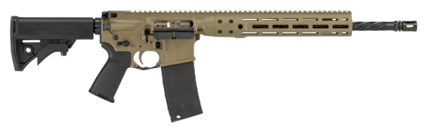 LWRC Individual Carbine Flat Dark Earth 5.56 NATO / .223 Rem 16.1" Barrel 30-Rounds Optics Ready